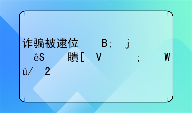 诈骗被逮住后的应对策略与法律指导