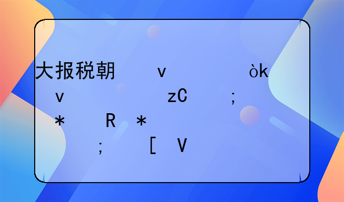 大报税期来临：全面解析税务申报要点与策略